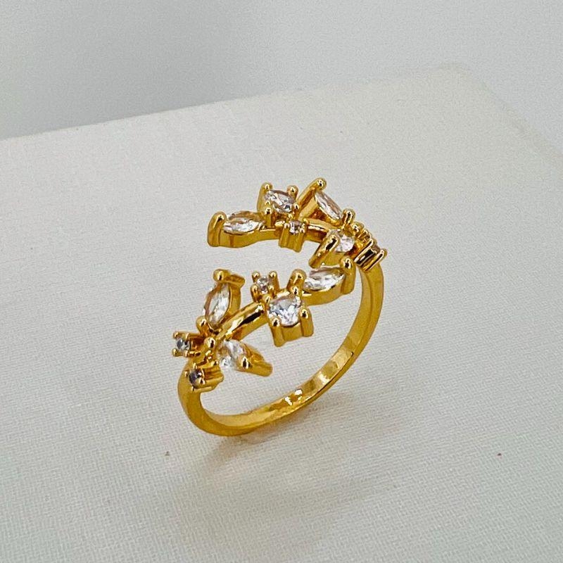 ANEL FOLHAS ZIRCONIA
