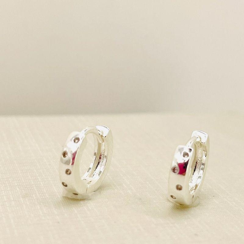 ARGOLA PONTOS DE LUZ ZIRCONIA