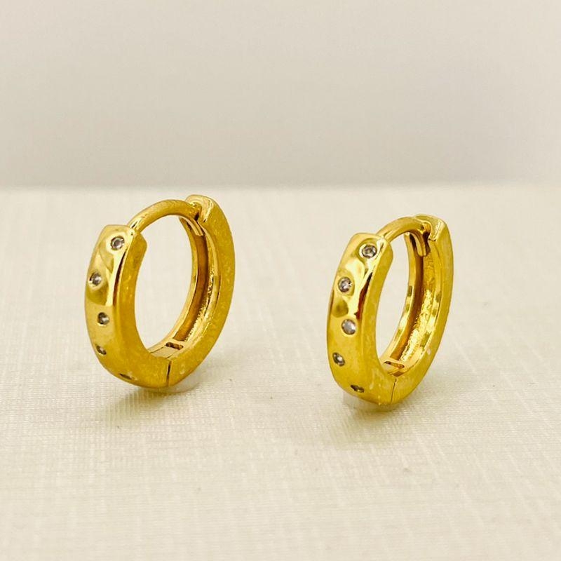 ARGOLA PONTOS DE LUZ ZIRCONIA