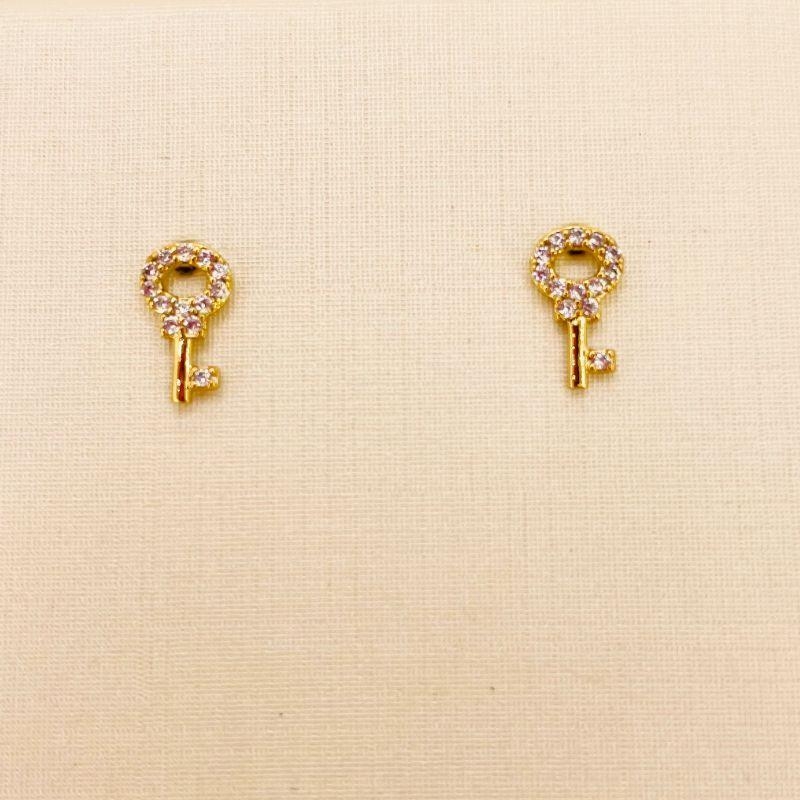 BRINCO MINI CHAVE ZIRCONIA