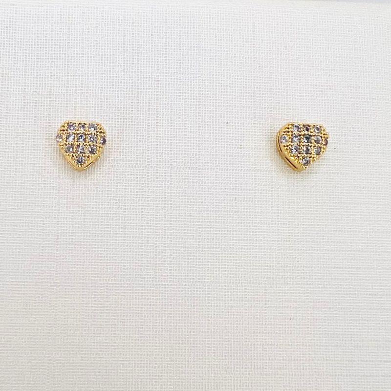 BRINCO MINI CORACAO ZIRCONIA