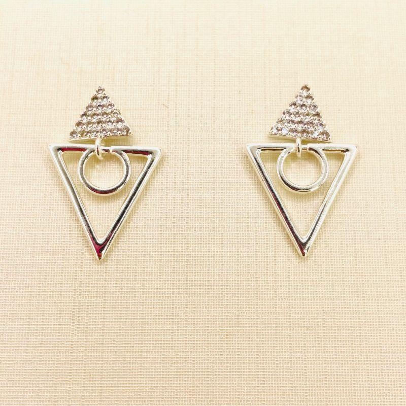 BRINCO TRIANGULO DUPLO PENDURADO