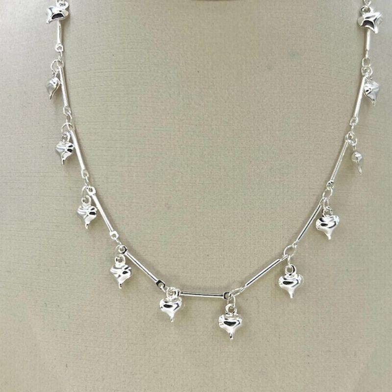 COLAR PENDULOS CORAÇOES