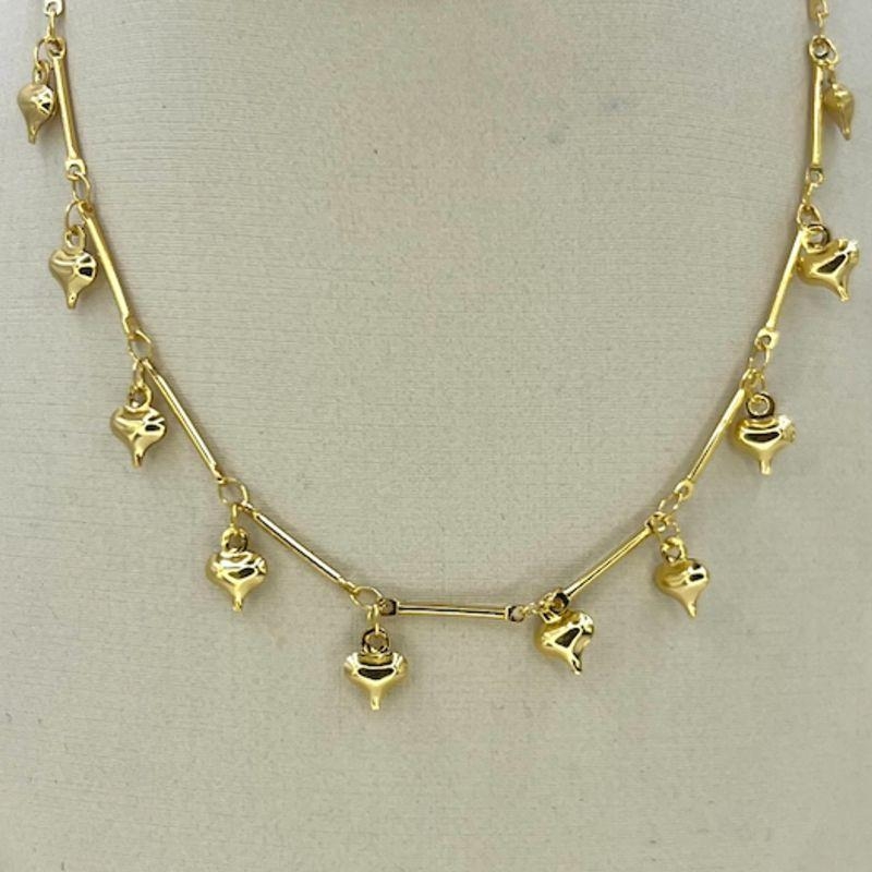 COLAR PENDULOS CORAÇOES