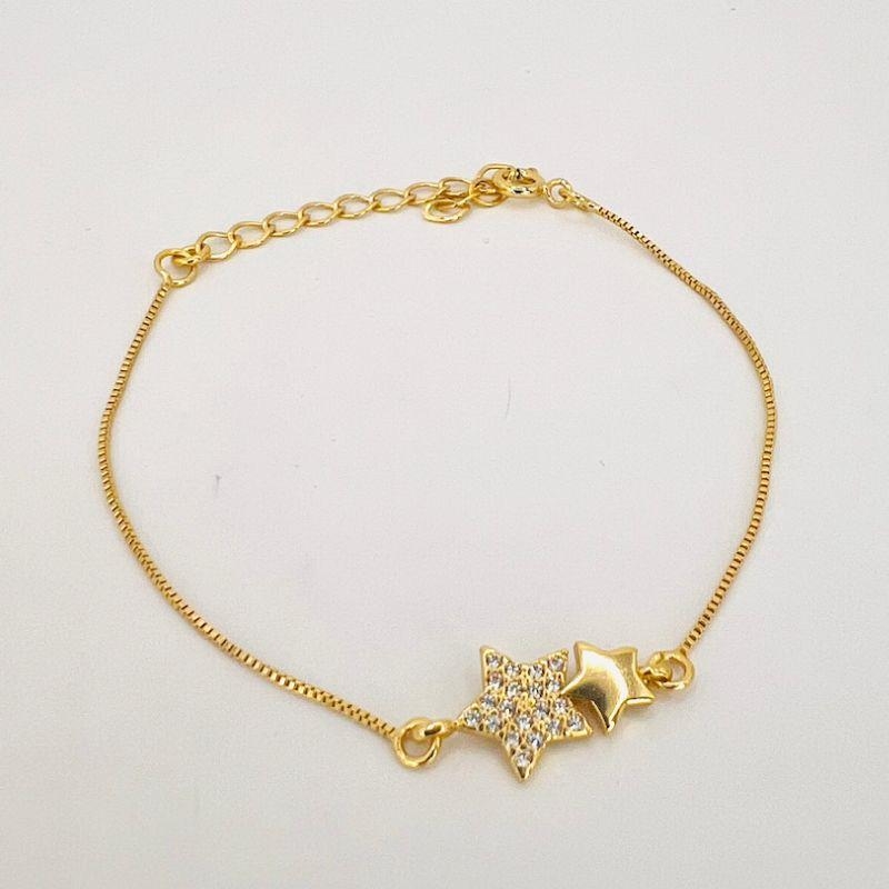 PULSEIRA DUAS ESRTRELAS ZIRCONIA