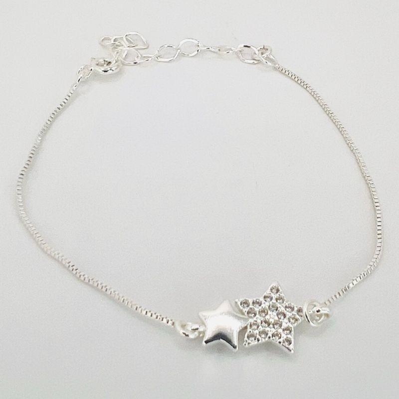 PULSEIRA DUAS ESRTRELAS ZIRCONIA