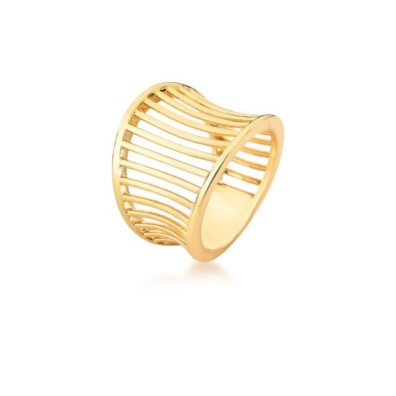 ANEL OVAL TEXTURIZADO