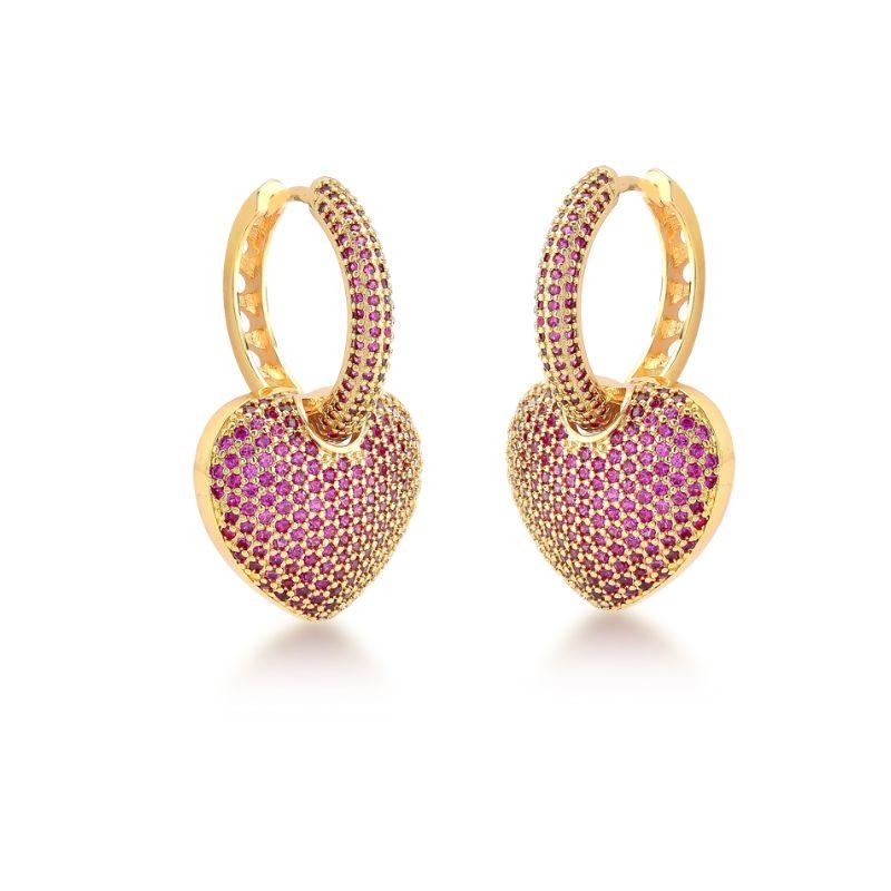 ARGOLA MAX CORACAO RUBI