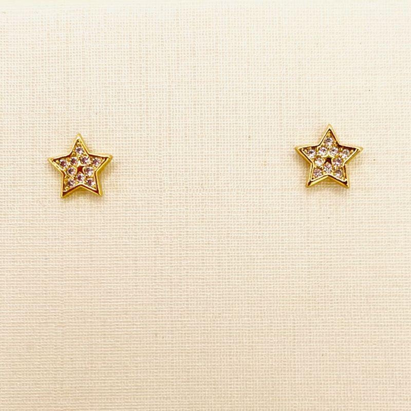 BRINCO ESTRELA ZIRCONIA