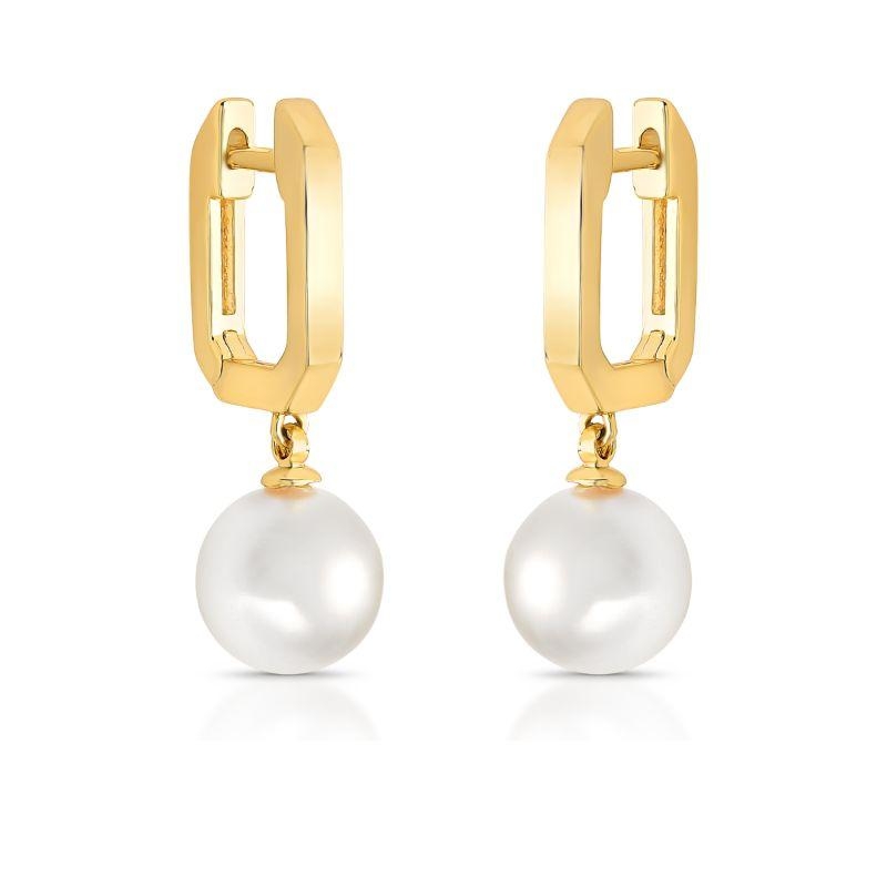 BRINCO PEROLA SHELL ZIRCONIA