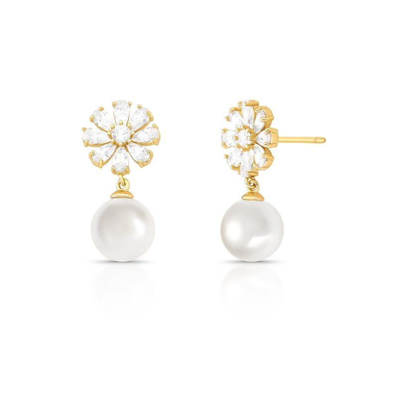 BRINCO PEROLA ZIRCONIA