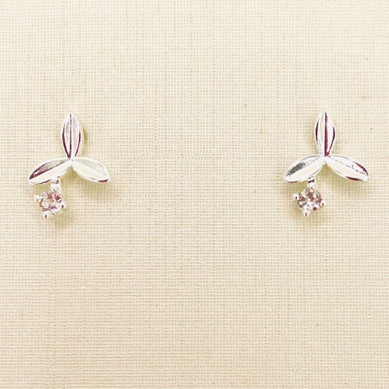 BRINCO PLANTA PONTO ZIRCONIA