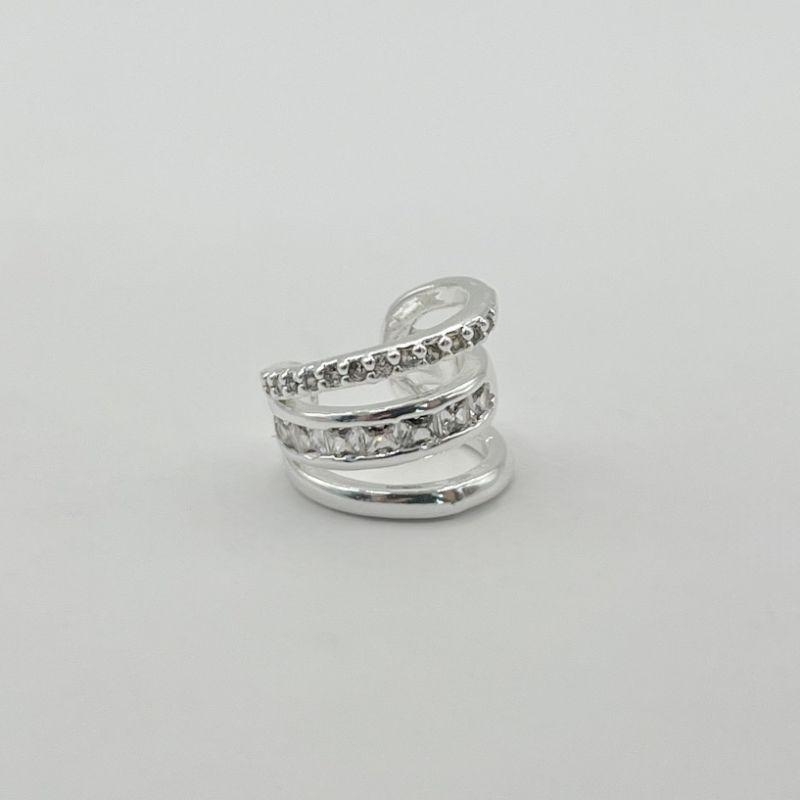 PIERCING ARGOLA TRIPLA CRAVEJADO