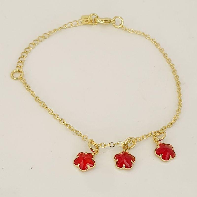 PULSEIRA  INFANTIL FLOR