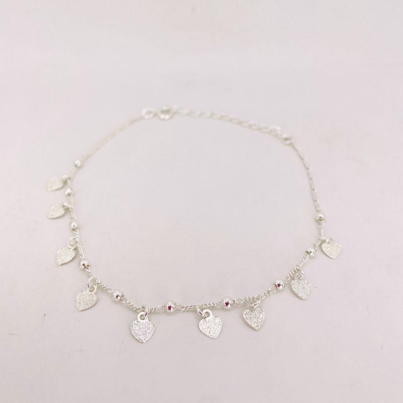 TORNOZELEIRA CORACOES E BOLINHA