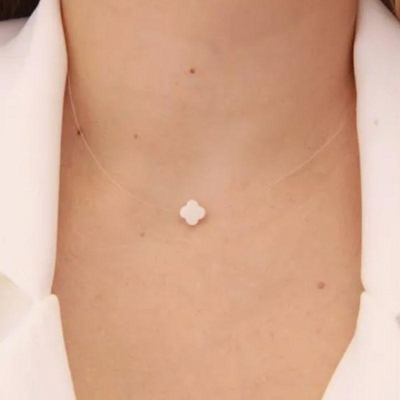 CHOKER NYLON TREVO MADRE PEROLA