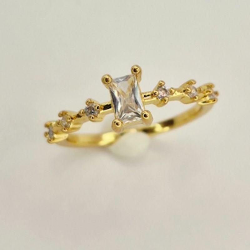 ANEL QUADRADO E PONSTOS DE LUZ