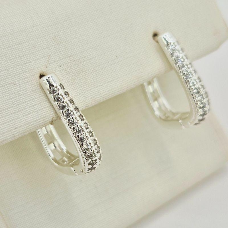 BRINCO 2 FILEIRA ZIRCONIA OVAL PRATA