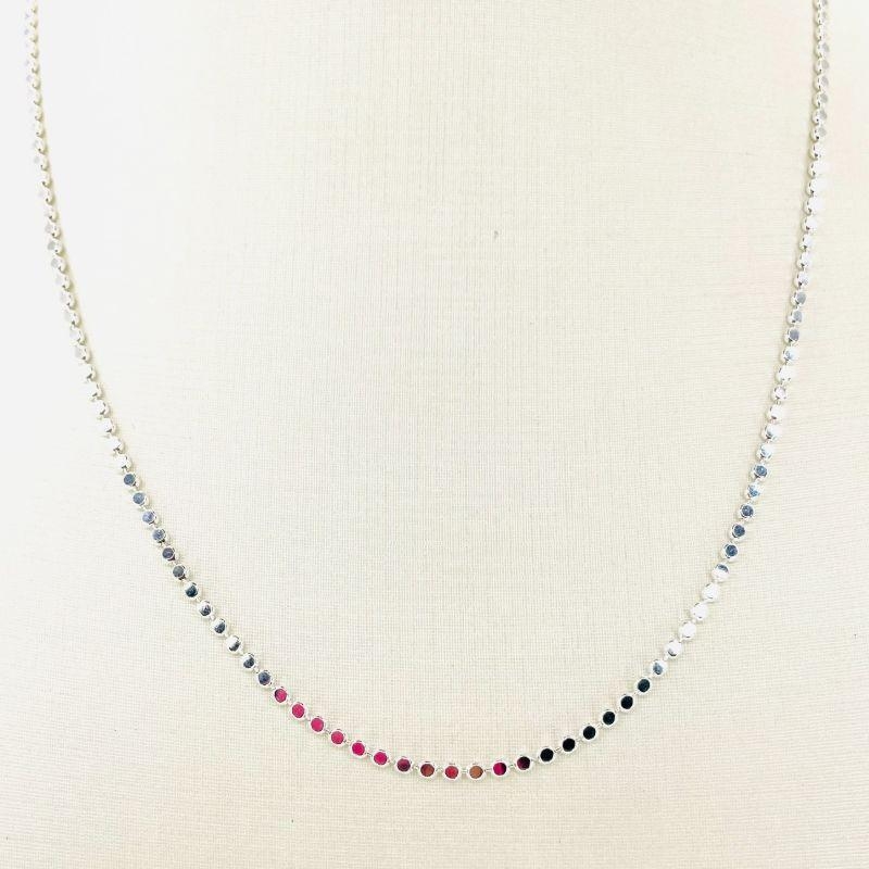 COLAR BOLINHAS CHAPADAS