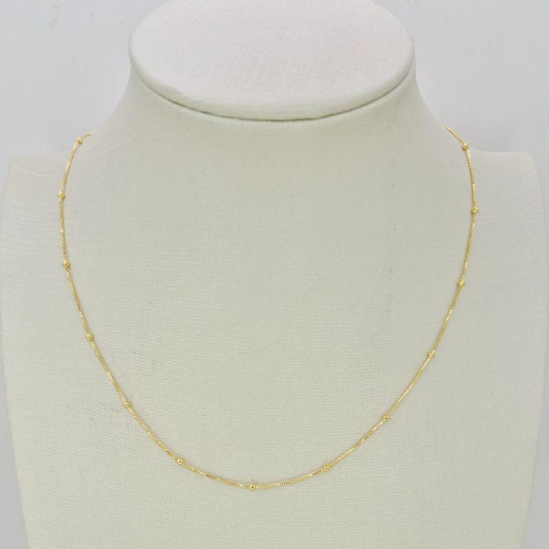 CORRENTE FINA COM BOLINHAS