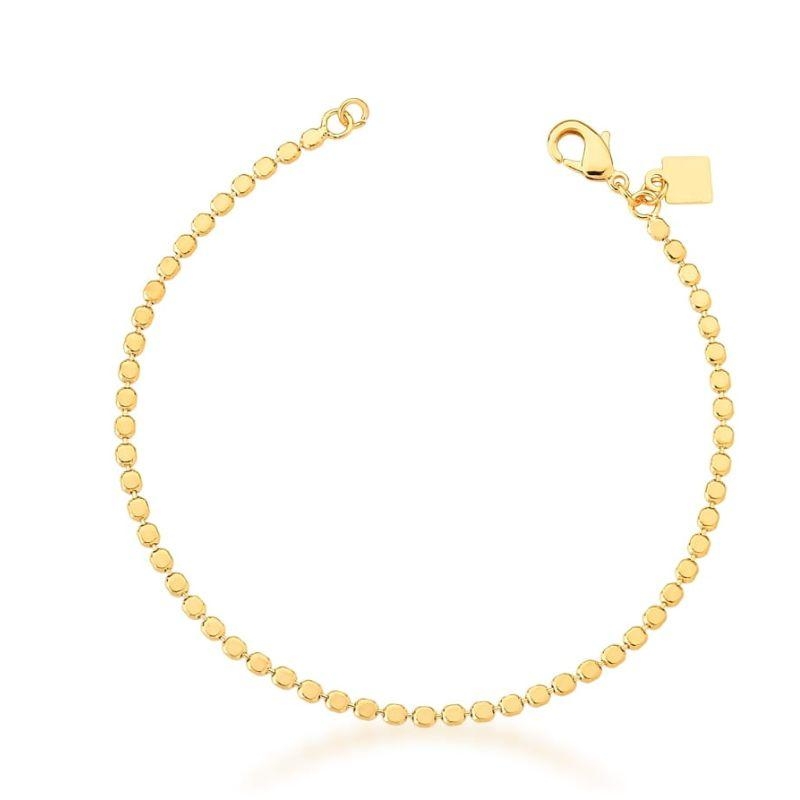 TORNOZELEIRA COM BOLINHAS CHAPADAS