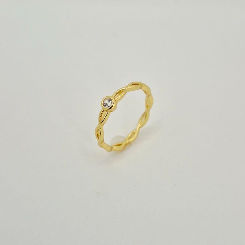 ANEL PONTO DE LUZ TORCIDO