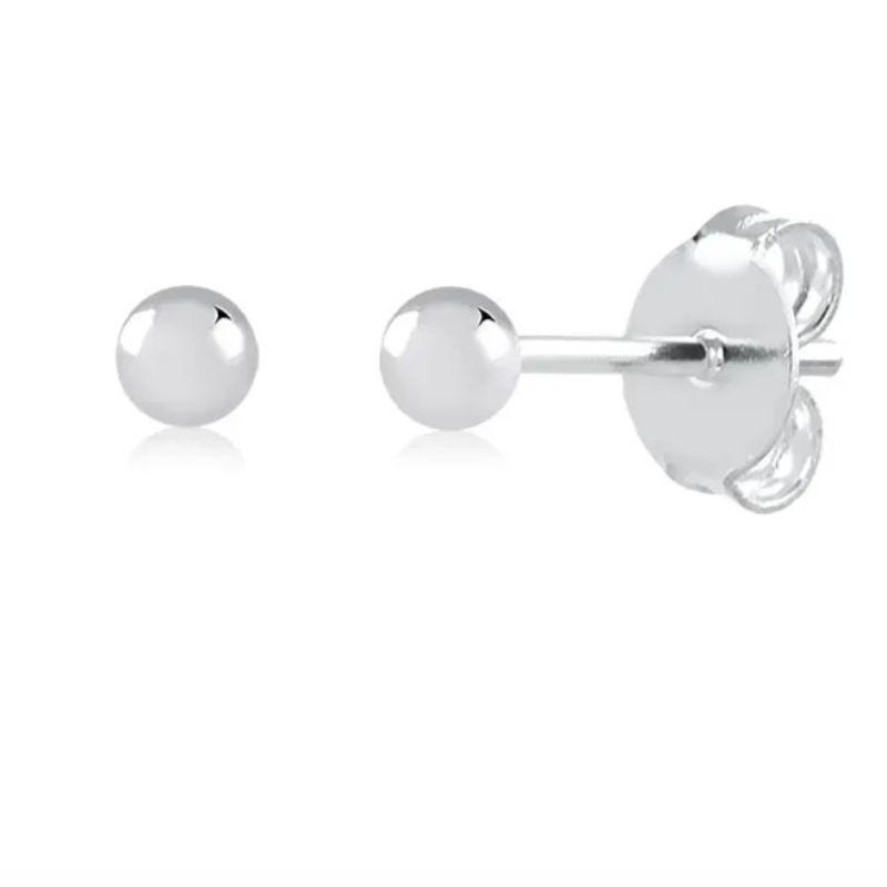 BRINCO BOLINHA PRATA