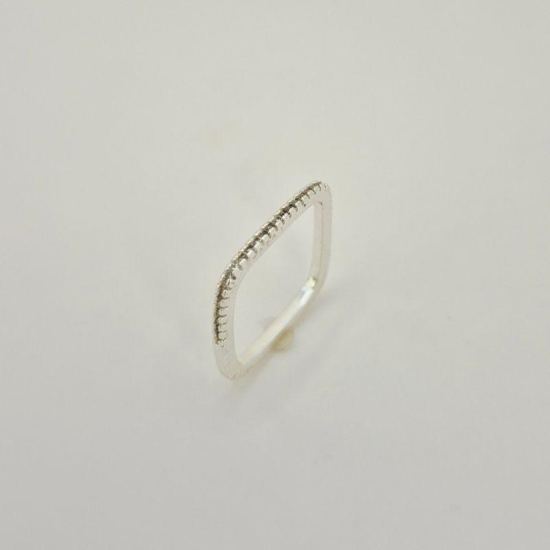 ANEL QUADRADO ZIRCONIA
