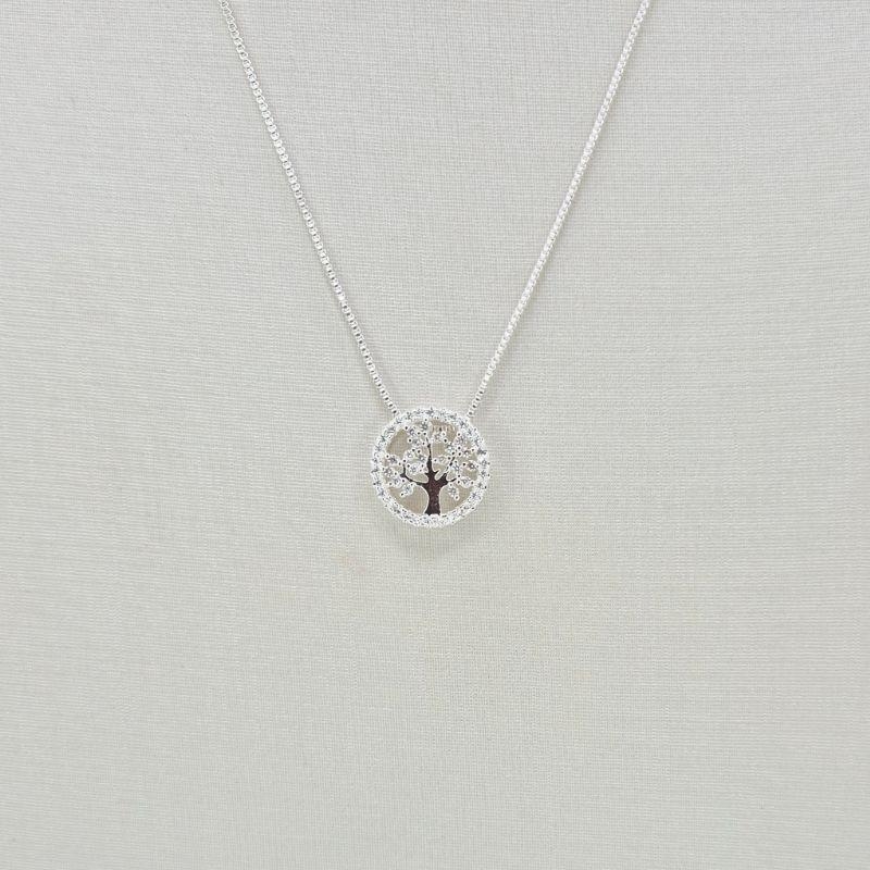 COLAR ARVORE ZIRCONIA