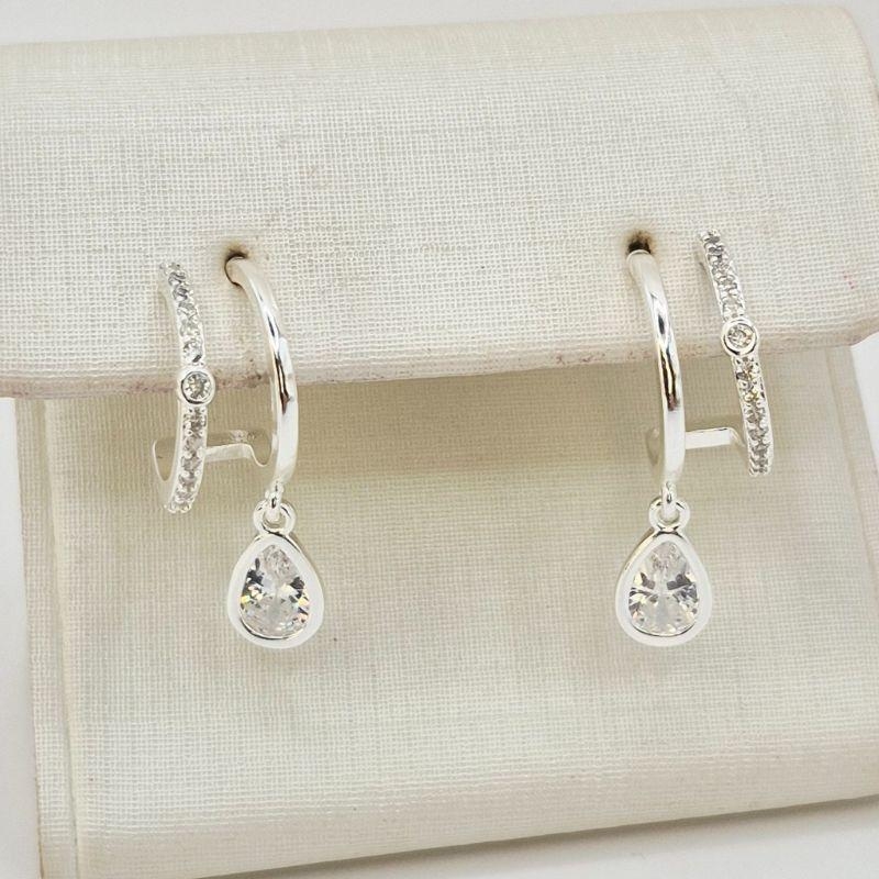 ARGOLA ARO DUPLO CRAVEJAD0 PONTO DE LUZ