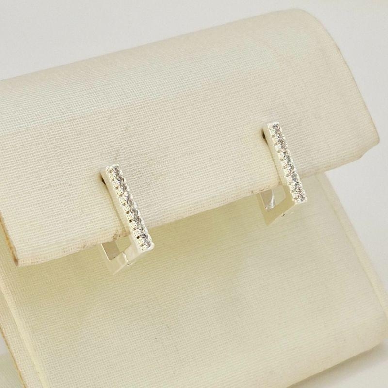 ARGOLA RETANGULO CRAVEJADA