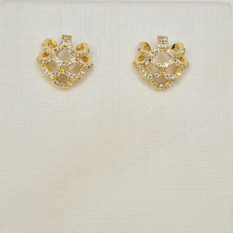 BRINCO VAZADO ZIRCONIA