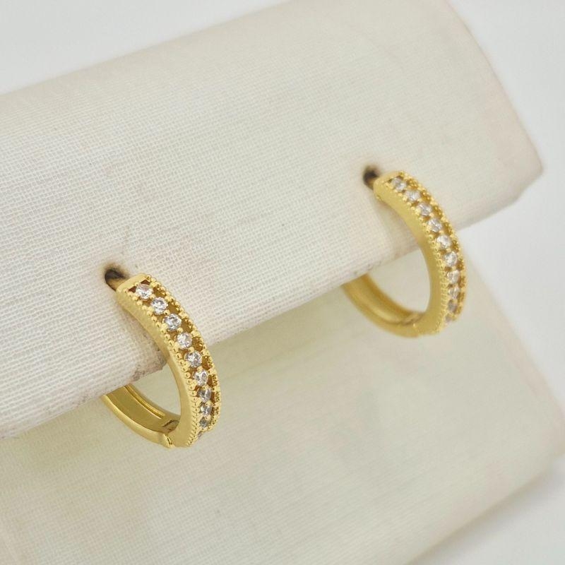 ARGOLA MEIO CRAVEAJADO