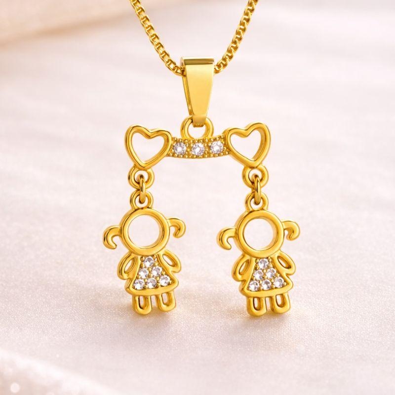 PINGENTE CANGA 2 CRIANÇAS