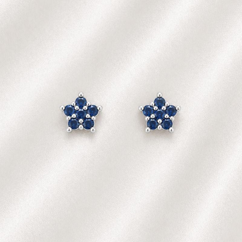 BRINCO FLOR AZUL