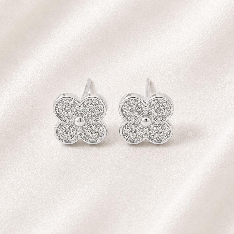 BRINCO FLOR ZIRCONIAS