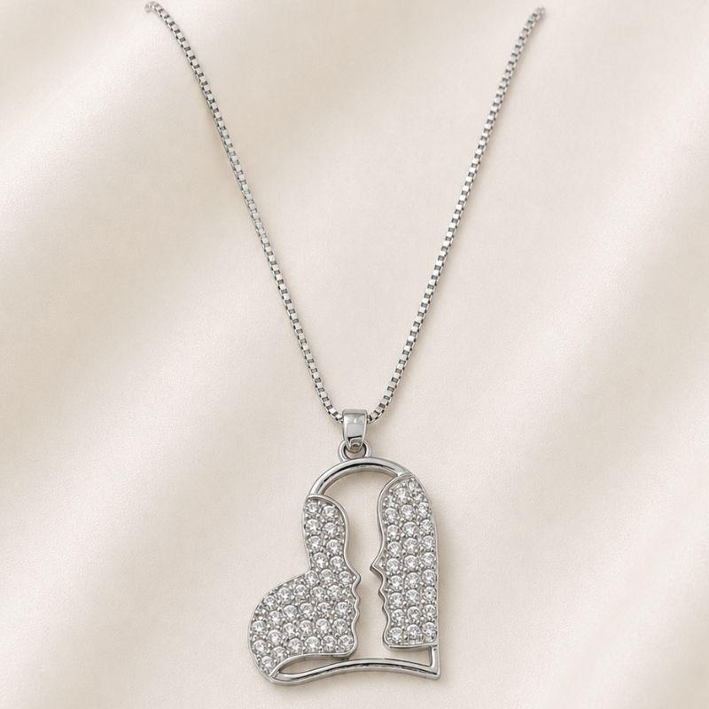 COLAR CORACAO CASAL