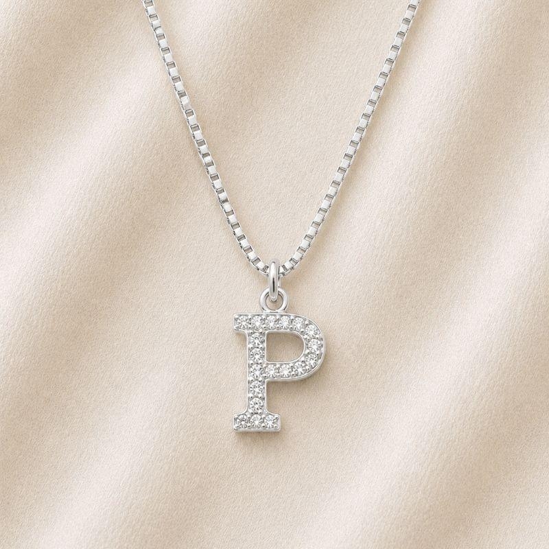 COLAR LETRA ZIRCONIA P