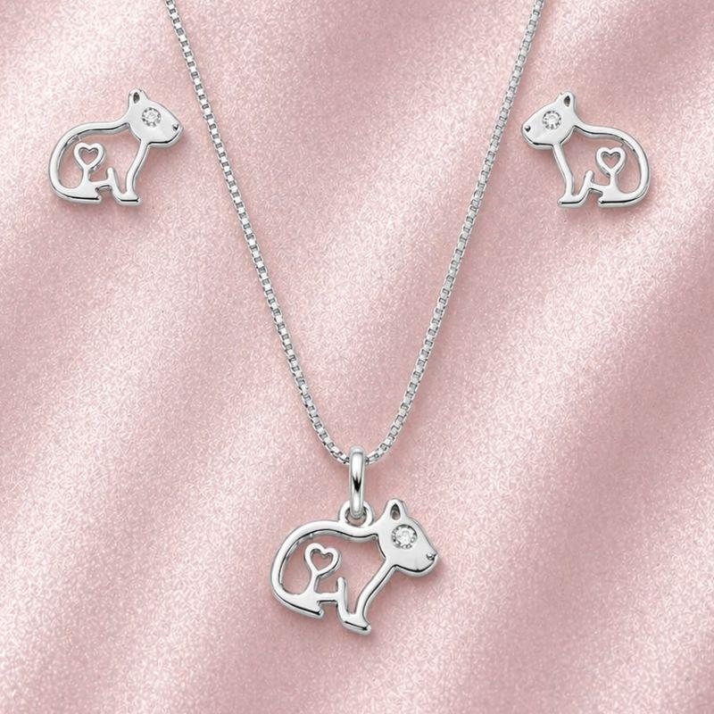 CONJUNTO CAPIVARA CORACAO