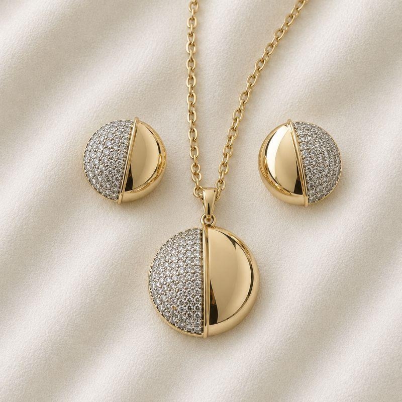 CONJUNTO CIRCULOS MEIO CRAVEJADOS
