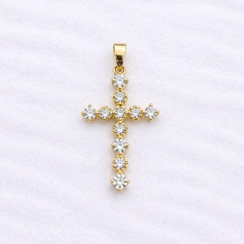 PINGENTE CRUZ ZIRCONIAS