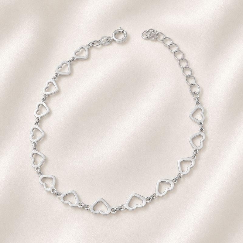 PULSEIRA ELO CORAÇÃO VAZADO