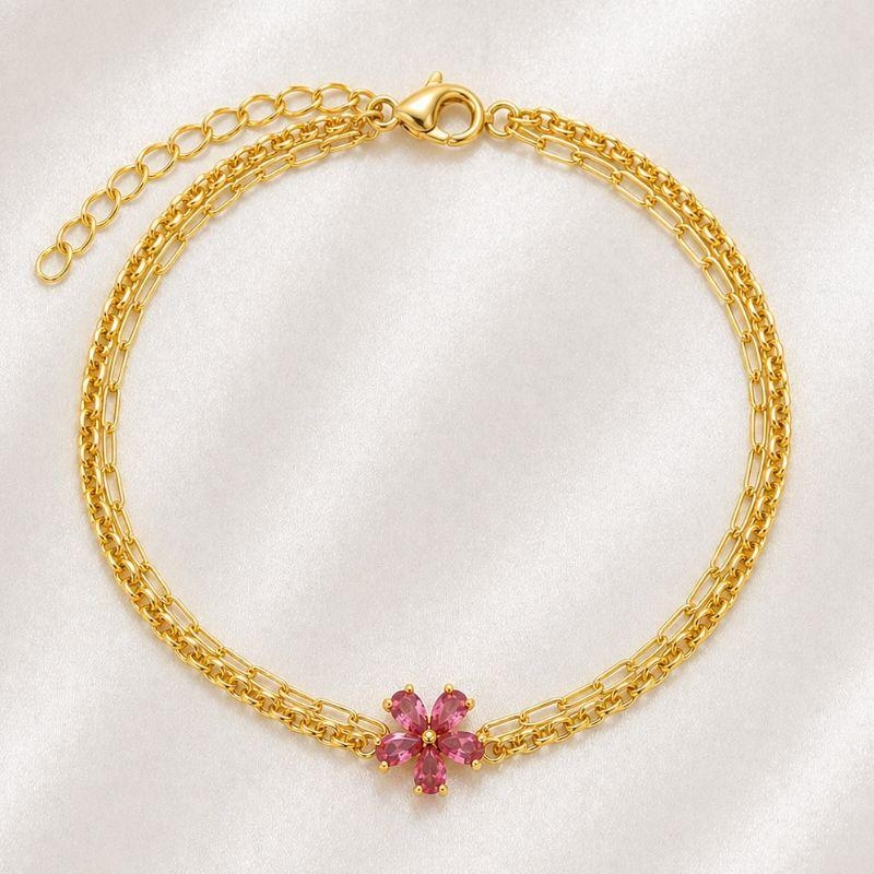 PULSEIRA FLOR ROSA