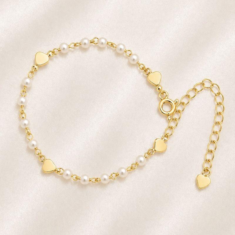 PULSEIRA PEROLAS COM CORACOES