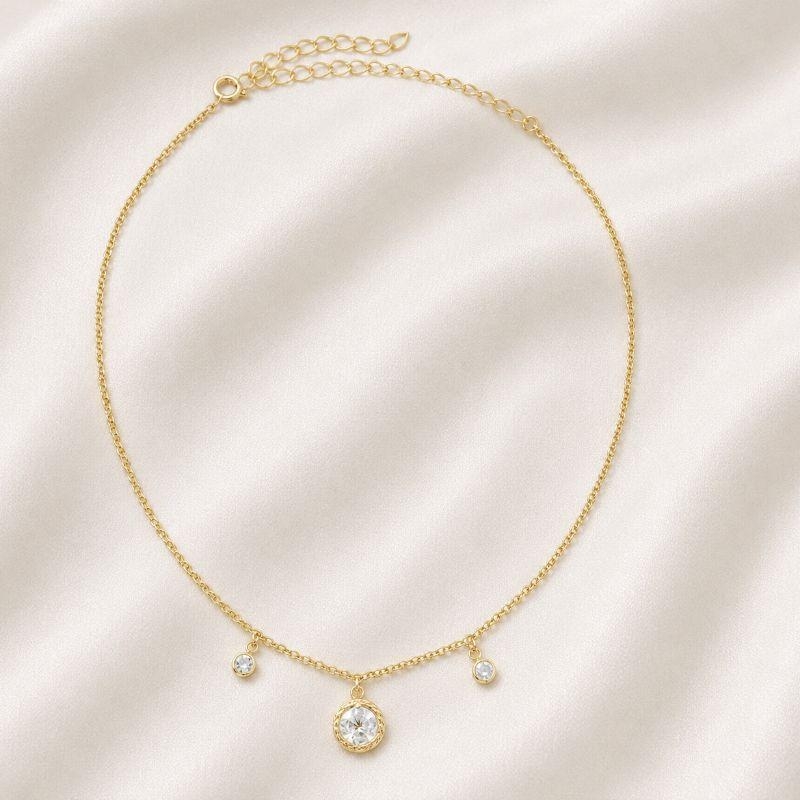 CHOCKER PONTO DE LUZ FLOR