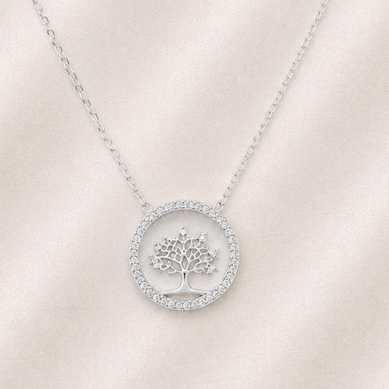 COLAR CIRCULO CRAVEJADO COM ARVORE