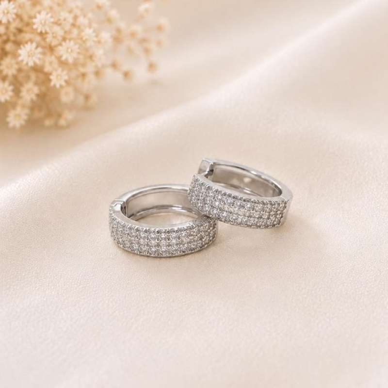 ARGOLA 2 FULEIRA ZIRCONIA