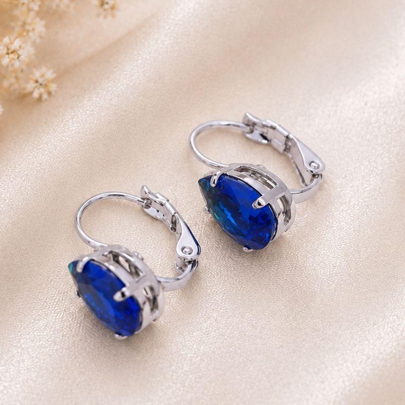ARGOLA GOTA AZUL ESCURO