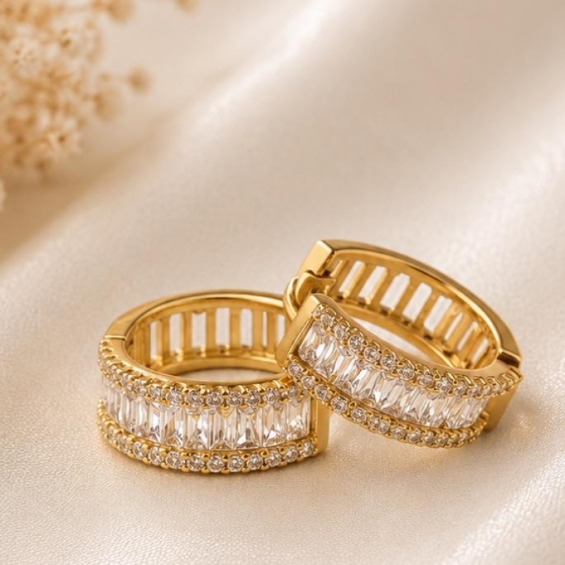 ARGOLA ZIRCONIA BAGUETE