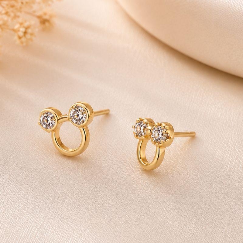 BRINCO MICKEY ORELHA ZIRCONIA